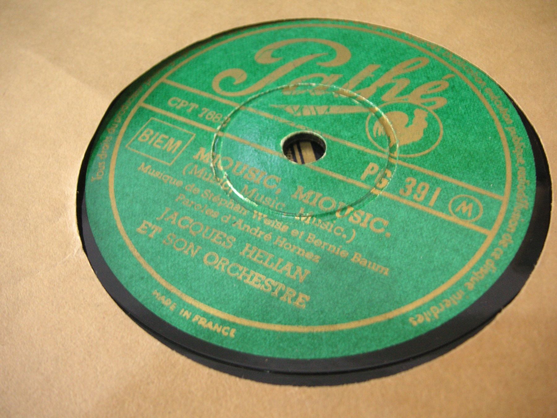 Dischi in vinile: DISQUES 78 TOURS – Usato da Lausanne venduto da Leag 1