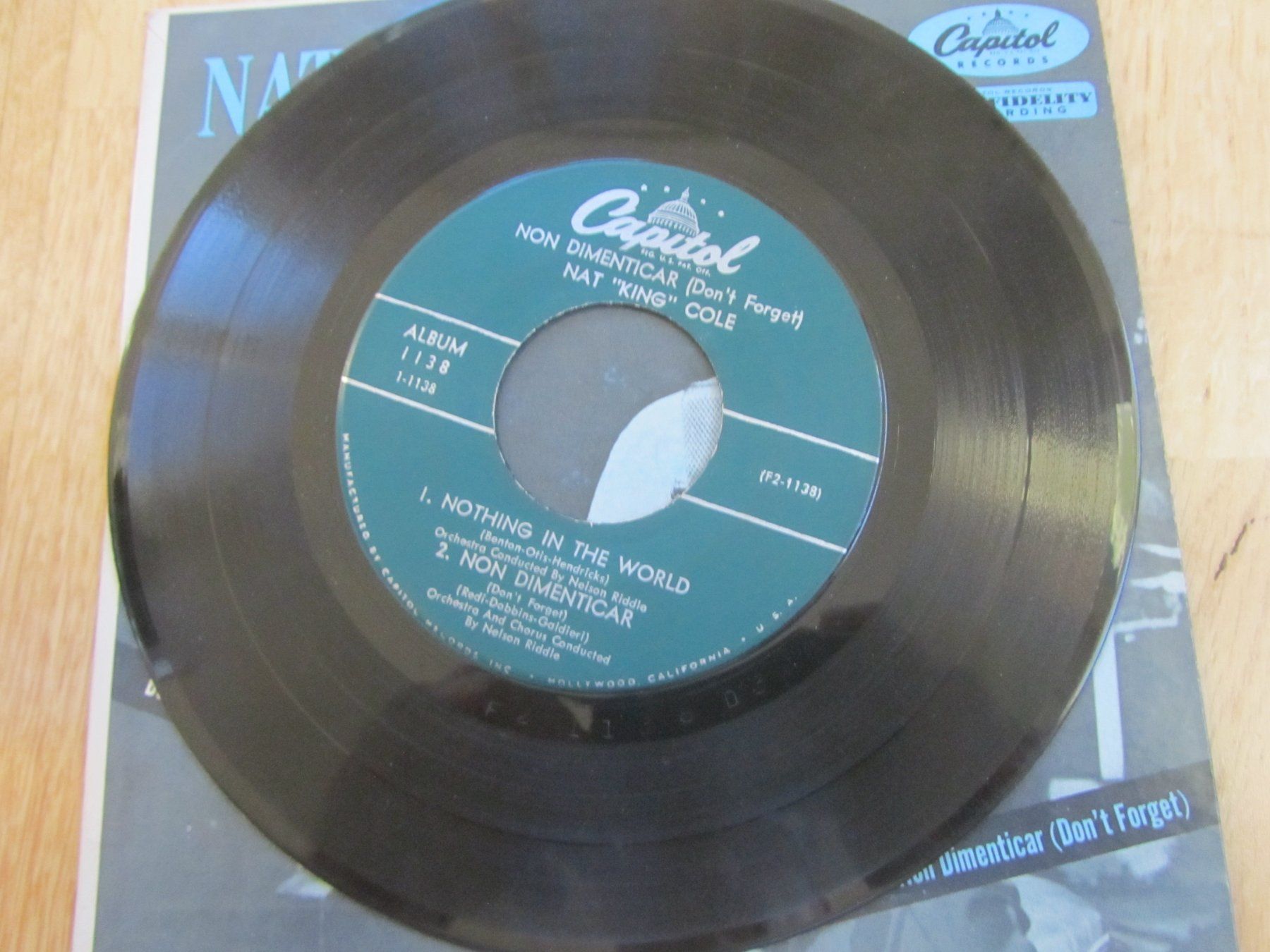 Dischi in vinile: Nat "King" Cole - Non Dimenticar - EP - Schallplatte – Usato da Seengen venduto da mikelele 1