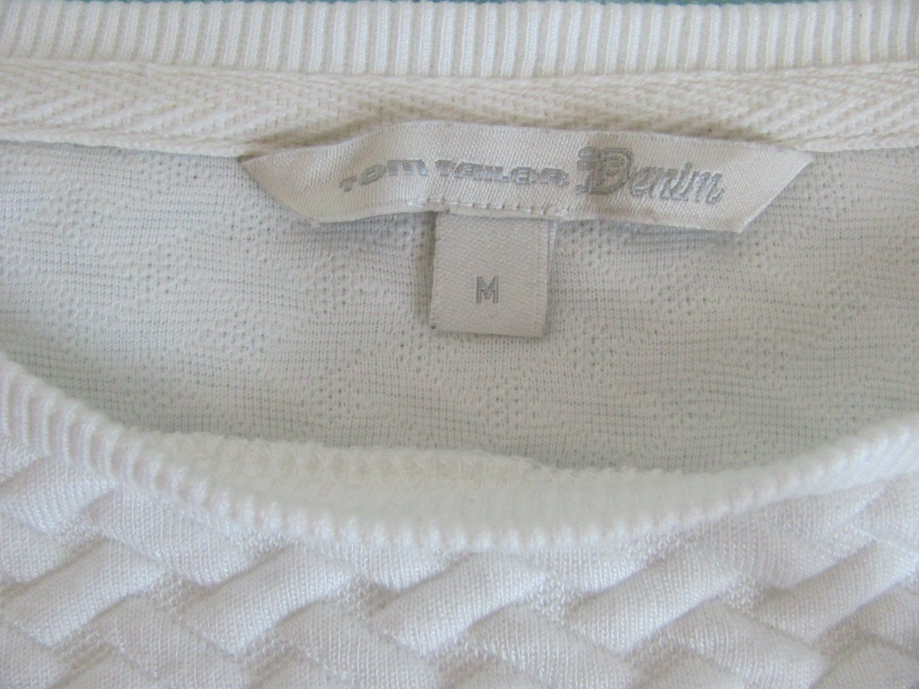 Tom Tailor Maglioni & Felpe: Weisser Pullover Tom Tailor Gr.M geraffte Ärmel – Usato da Gümligen venduto da Fantapanda 4