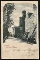 Alte Ansichtskarte Lari (Pisa) - Italien um 1900 - gelaufen