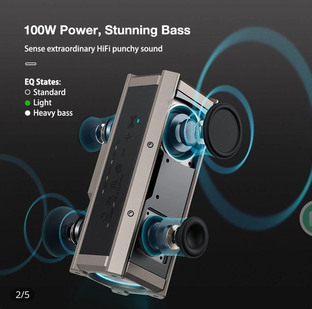 Casse acustiche: Lautsprecher Bluetooth 100 W – Nuovo e nell'imballaggio originale da Emmenbrücke venduto da igo_xq8r