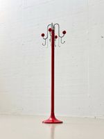 Appendiabiti Mid-Century in metallo rosso - LHT Bologna