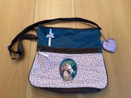Mädchen Umhängetasche mit Pferde Motiv