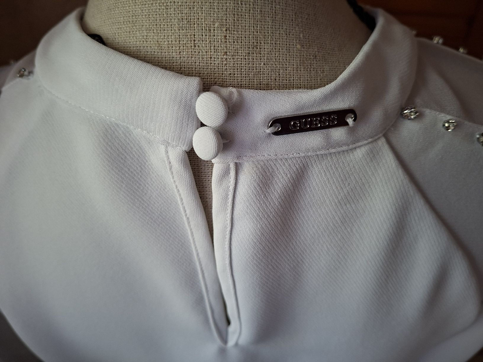 Guess Blusen: GUESS Bluse weiss Gr. L – Gebraucht aus Barzheim von spitz01 3