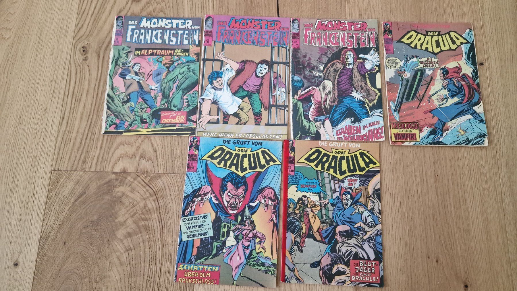 Fumetti: Grusel-Comics 6 Monster Frankenstein Dracula , Marvel – Usato da Haag (Rheintal) venduto da tw01