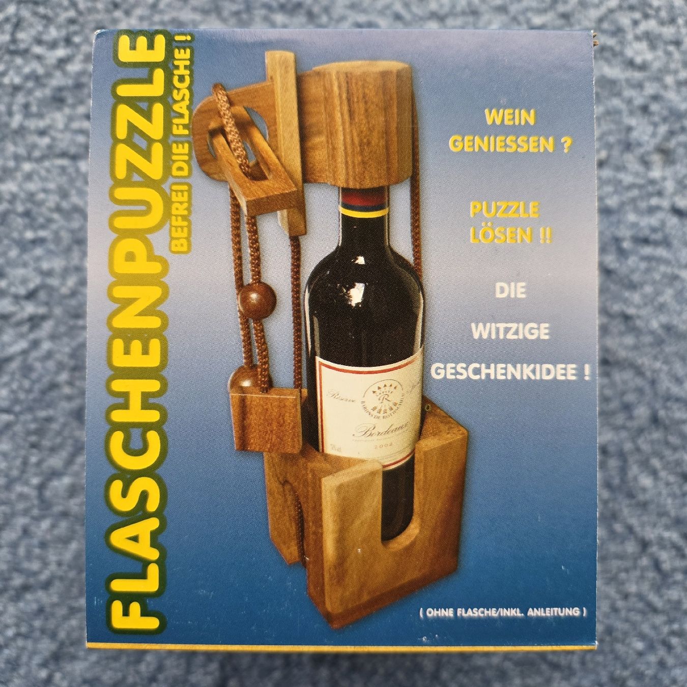 Puzzle: Flaschenpuzzle aus Edelholz – Nuovo (secondo la descrizione) da Feldbach venduto da gardenmagic