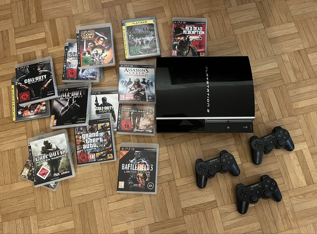 Sony Consoles: Playstation 3 mit Spielen – D'occasion à Bern par leachim