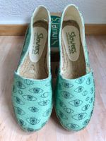 NEU: türkise Slower Espadrilles Sommerschuhe, Grösse 37 & 40