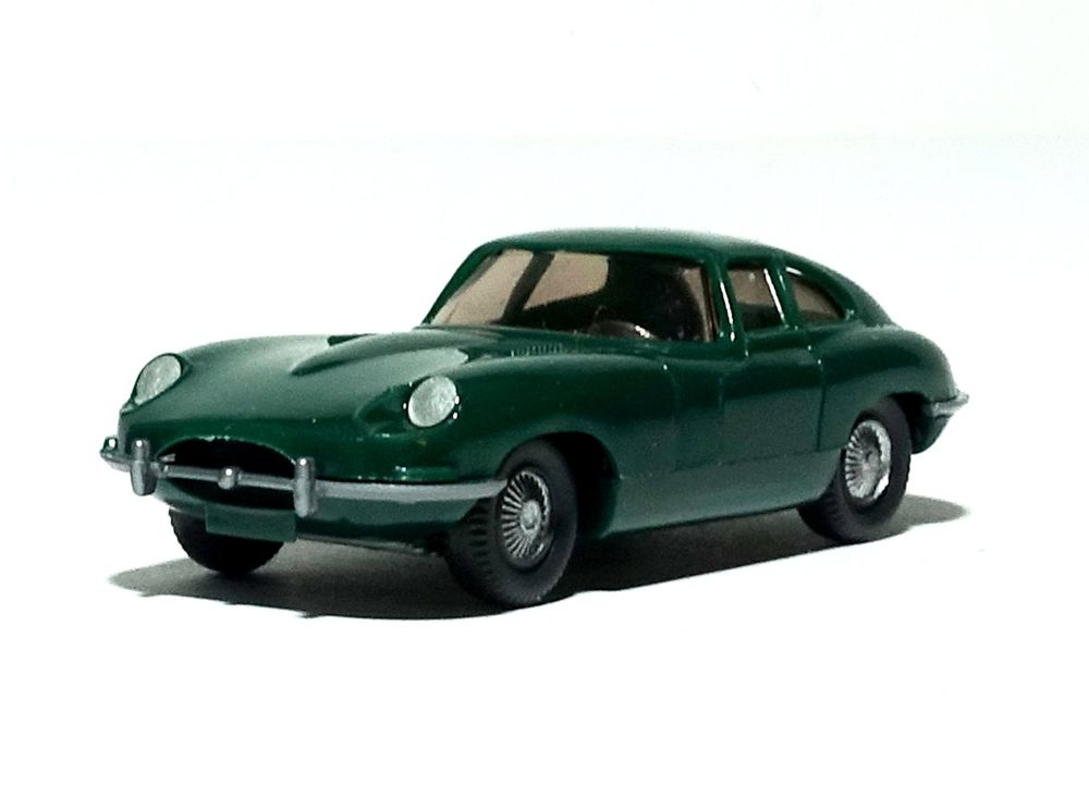 Modèle Réduit Wiking HO 1/87 Jaguar Type E Gris Clair, Sans Boîte, Occasion