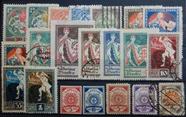 Lettland Lot mit alten Werten XIII