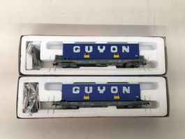 Spur H0 Roco 2er Set 46374 SNCF Containerwagen