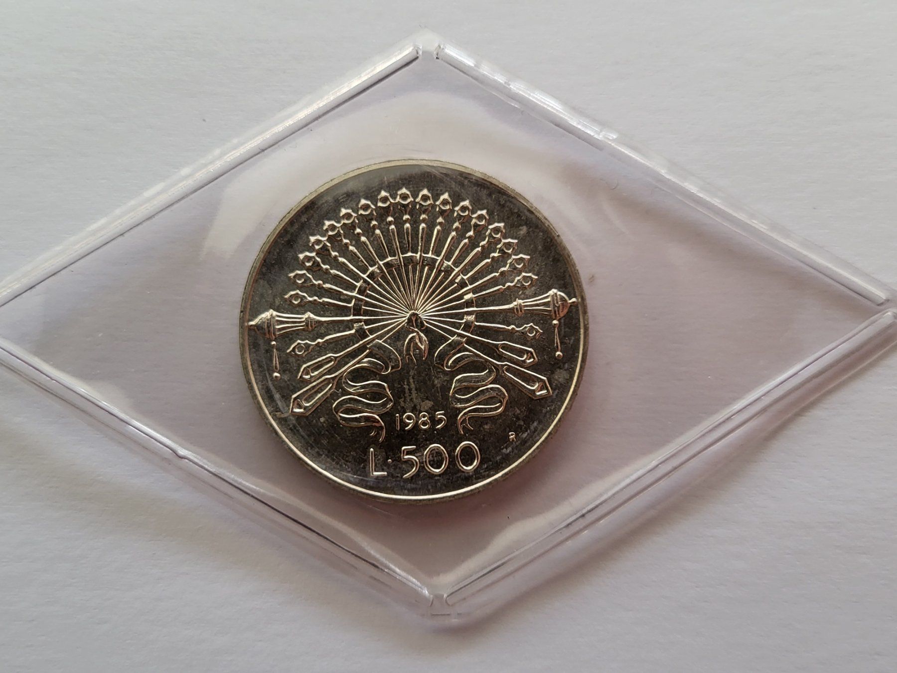 Tutti le monete: 500 Lire 1985 Stgl Silber – Usato da Pravidondaz venduto da LVtik