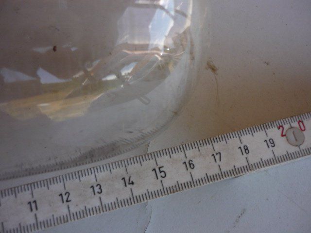 Lampes: Altes Aussenlampenglas  Glas Lampe – D'occasion à Belp par Polexli 4