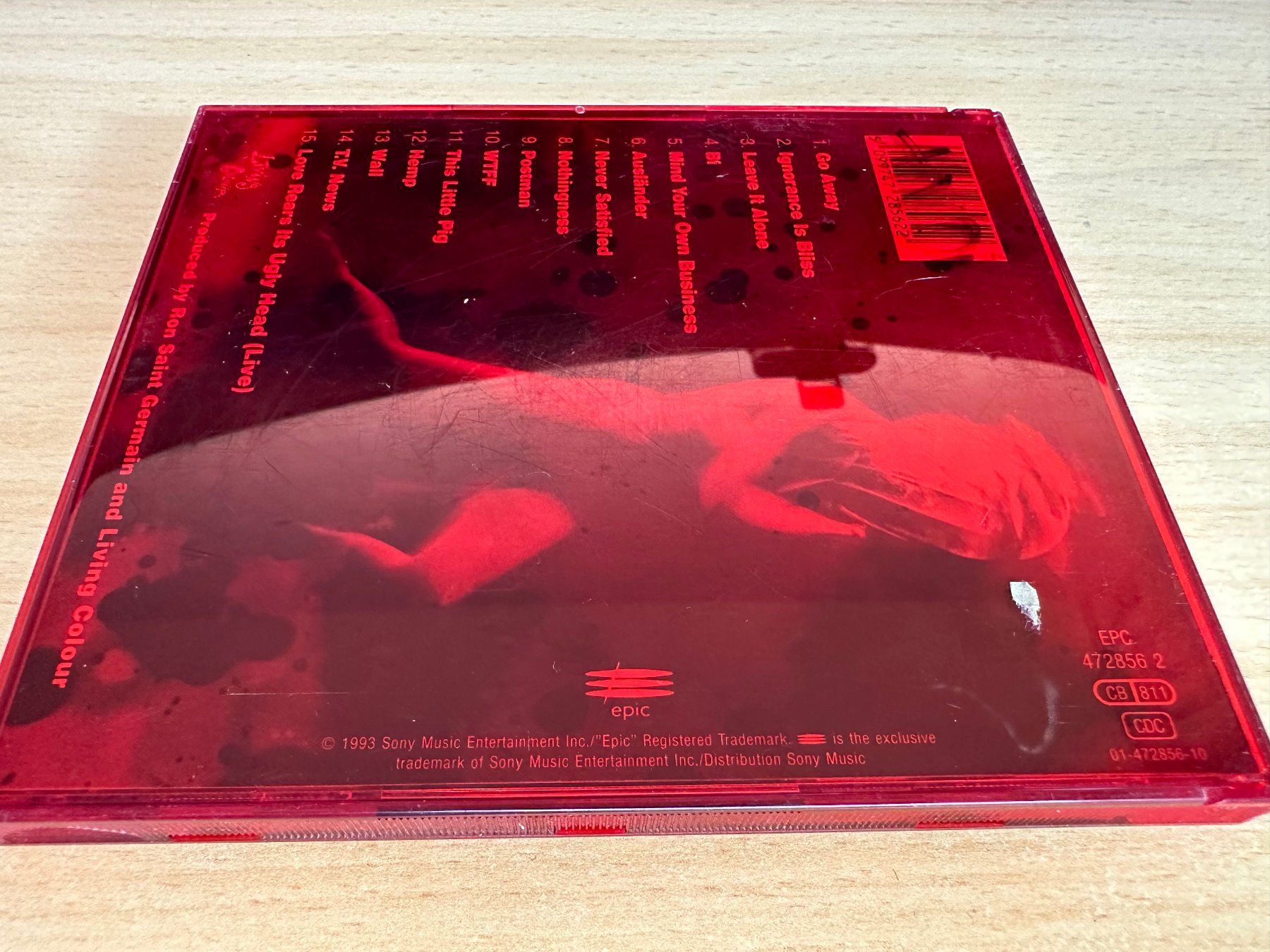 CD: Living Colour – Stain – Usato da Rikon im Tösstal venduto da Alpenmutz 1