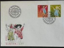 Briefmarken Satz 23.9.1989 Hüpf - Spiel + Blinde Kuh - Spiel