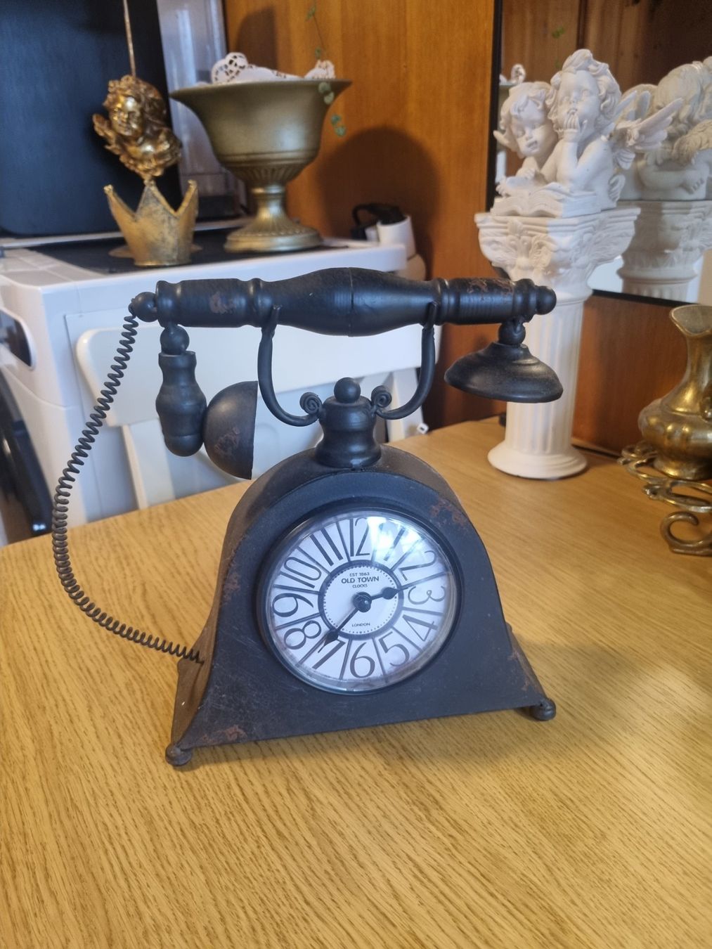 Tutte le decorazioni: Vintage-Uhr im Design eines alten Telefons – Usato da Scharnachtal venduto da devin03 1