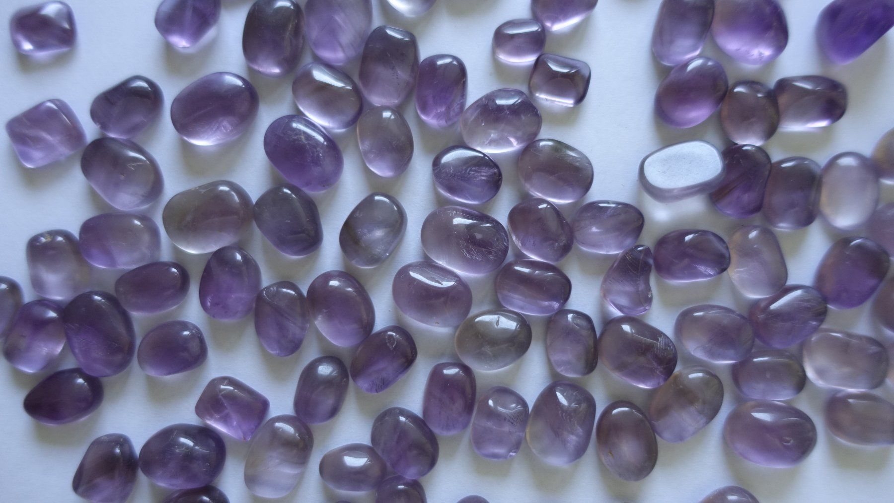 Pietre preziose: Amethyst Edelsteine vorgetrommelt zum Schliff – Usato da Fürigen venduto da mari-anne1 1