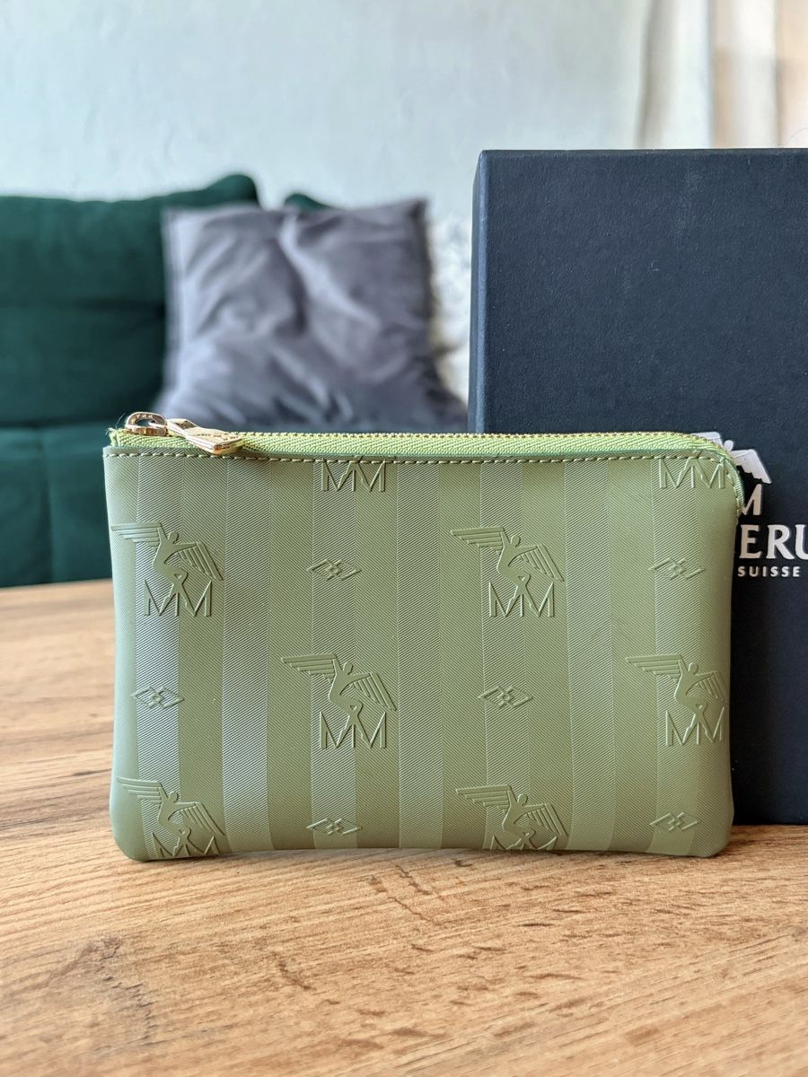 Maison Mollerus Portamonete: Mollerus Albis in Plant mit Gold Hardware – Usato da Wetzikon ZH venduto da Kleeblume 1