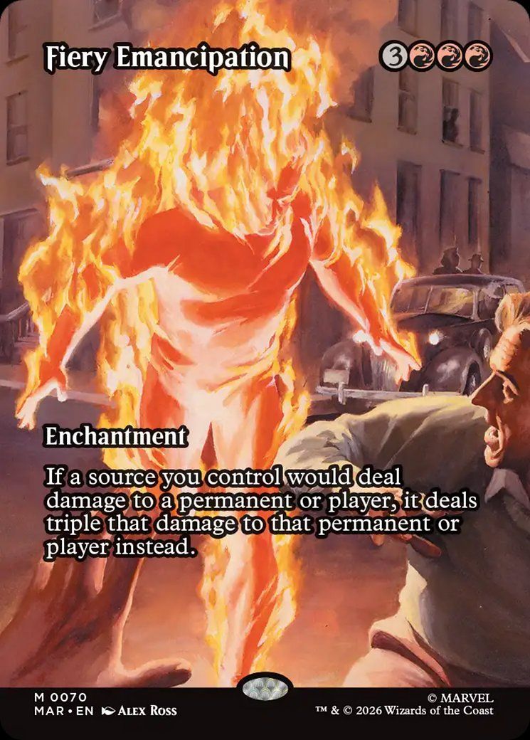 Magic The Gathering Carte collezionabili: MTG Fiery Emancipation - Foil NM – Usato da Arbon venduto da Cronos0.84