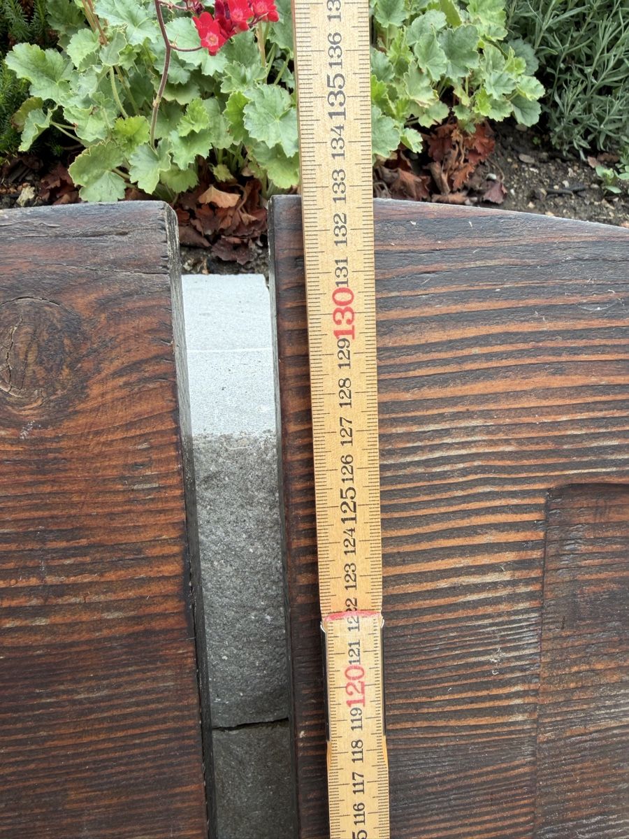 Porte: Holz-Gartentüre, 2 Stk, schwenkbar – Usato da Herbligen venduto da stb_7s6t 1