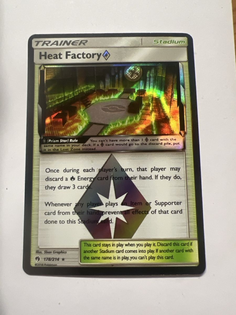 Pokémon Sammelbilder & Trading cards: Heat Factory Pokémon  – Gebraucht aus Frauenfeld von mwguv