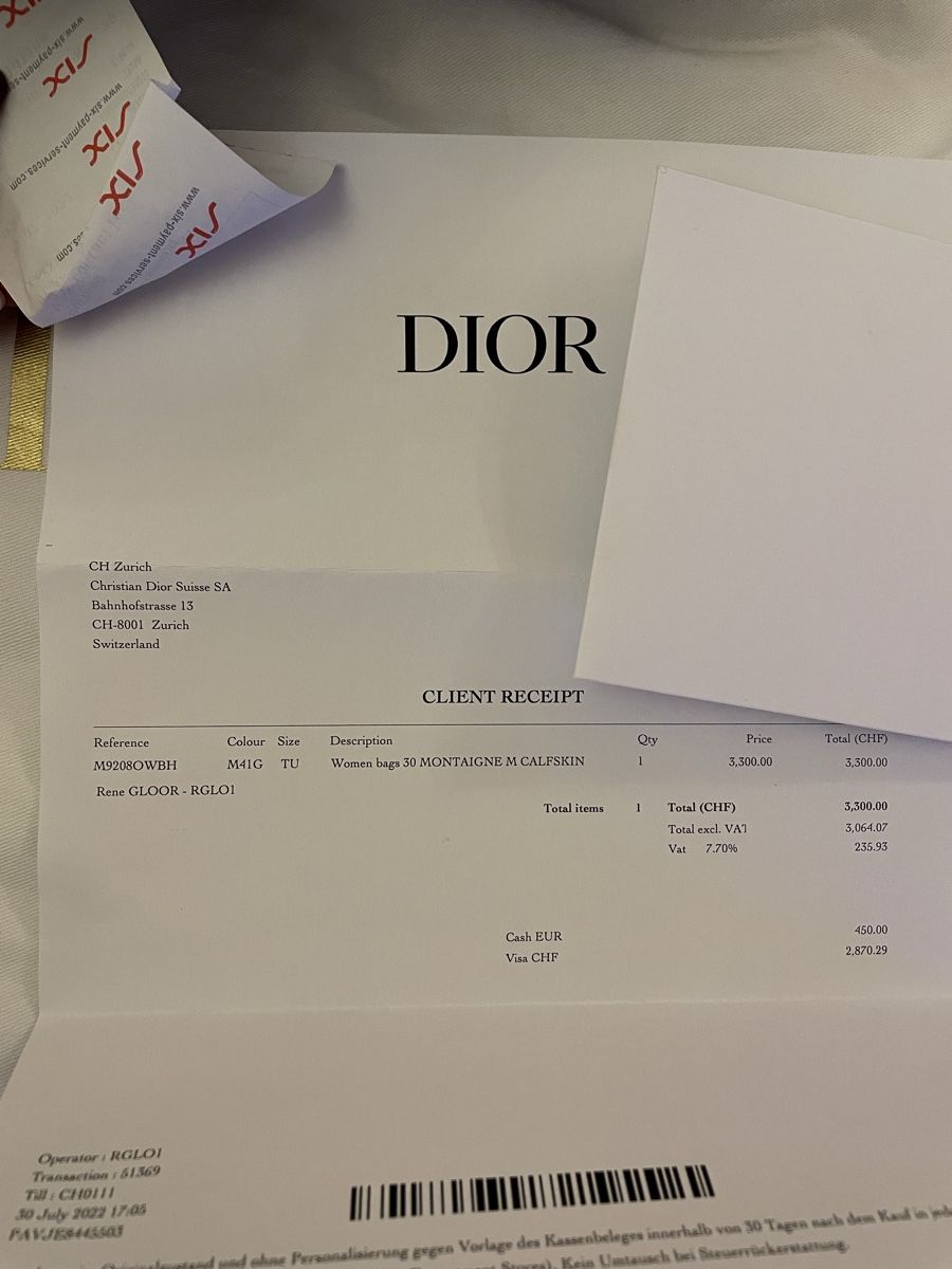 Dior Taschen für Damen: Dior 30 Montaigne grau/blau, neuwertig – Neu (gemäss Beschreibung) aus Fahrweid von jelena.pavlovic 7