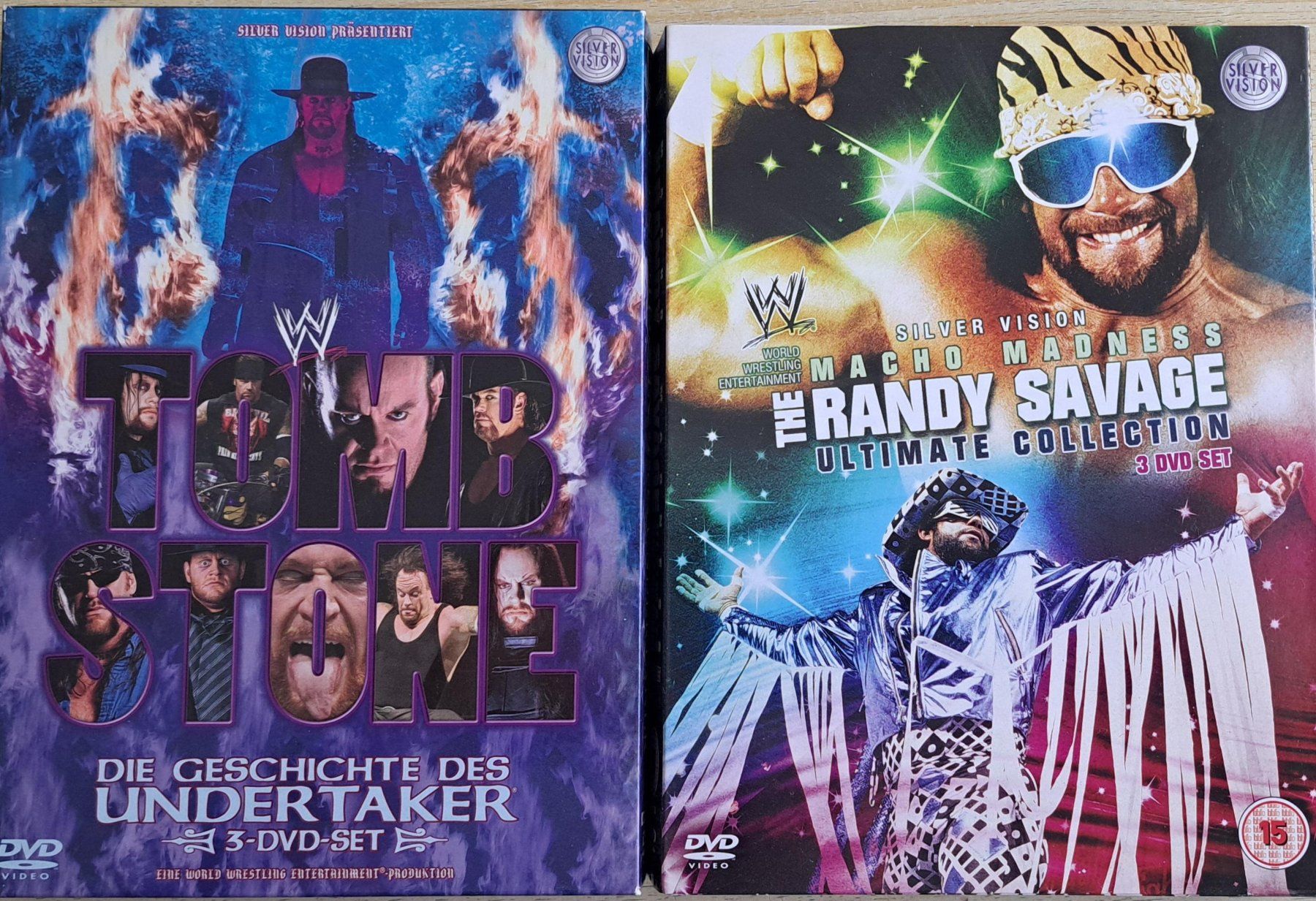 Tutti i DVDs: 2 WWE DVDs - Undertaker + Macho Man Randy Savage – Usato da Reiden venduto da Hollywood2
