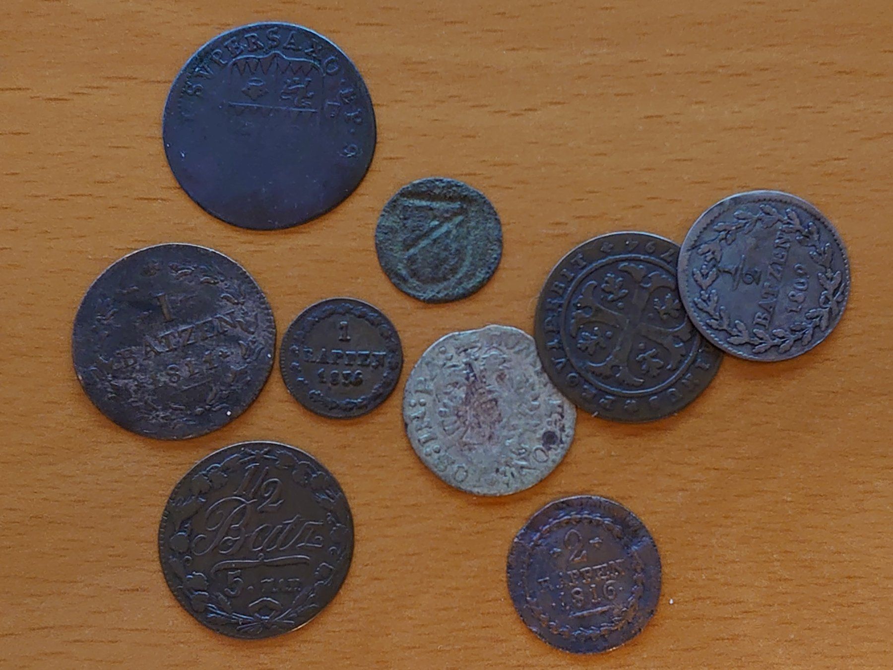 Tutti le monete: Lot 9x Kantonsmünzen – Usato da Pfungen venduto da Aguti77