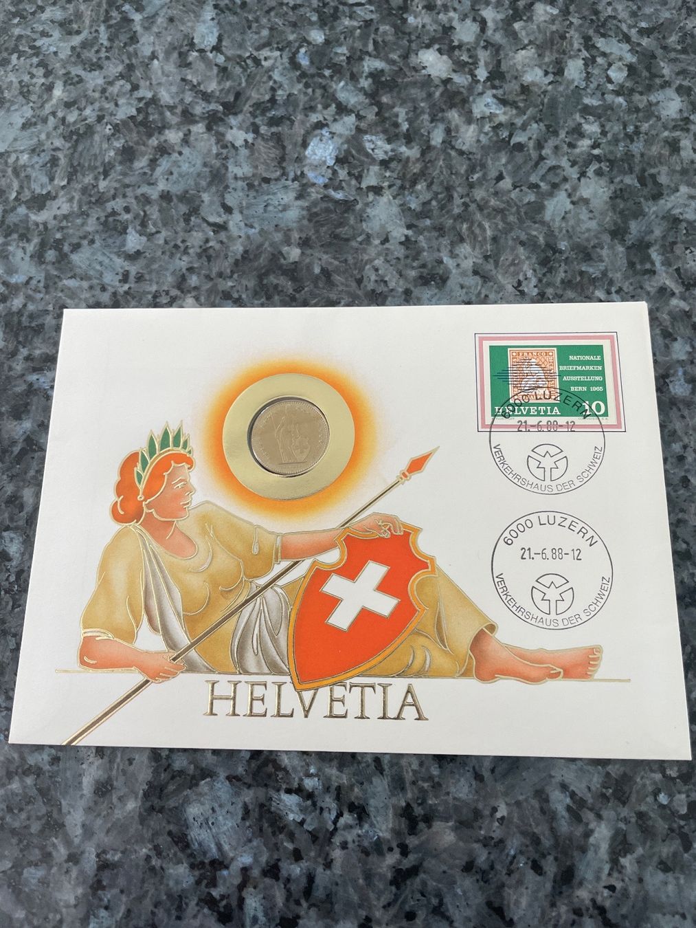 Tutti le monete: Numisbrief Helvetia 10er Marke – Nuovo (secondo la descrizione) da Schlossrued venduto da Julio25
