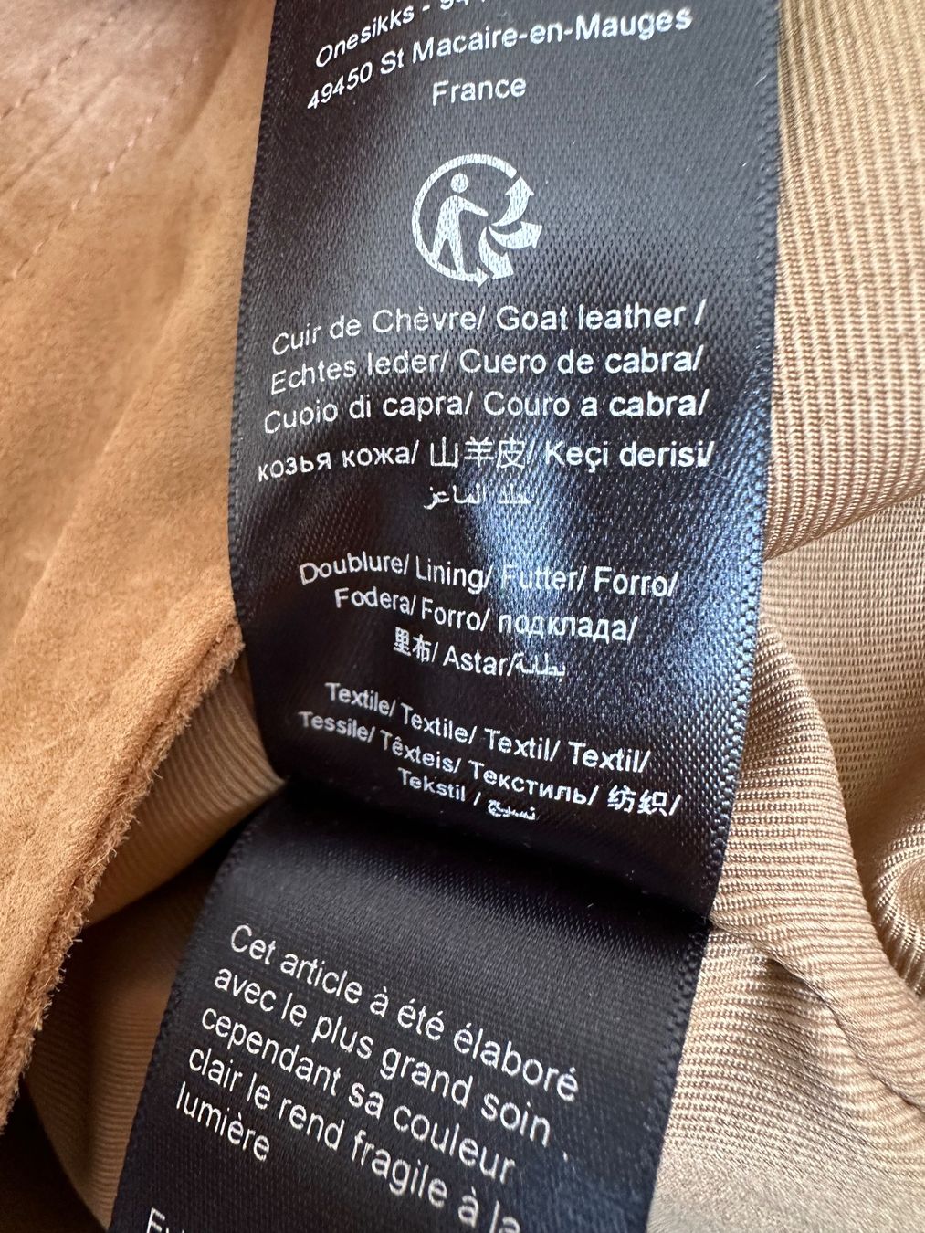 IKKS Giacche: Veste IKKS cuir de chèvre M – Nuovo (secondo la descrizione) da Sion venduto da indisherkane 4