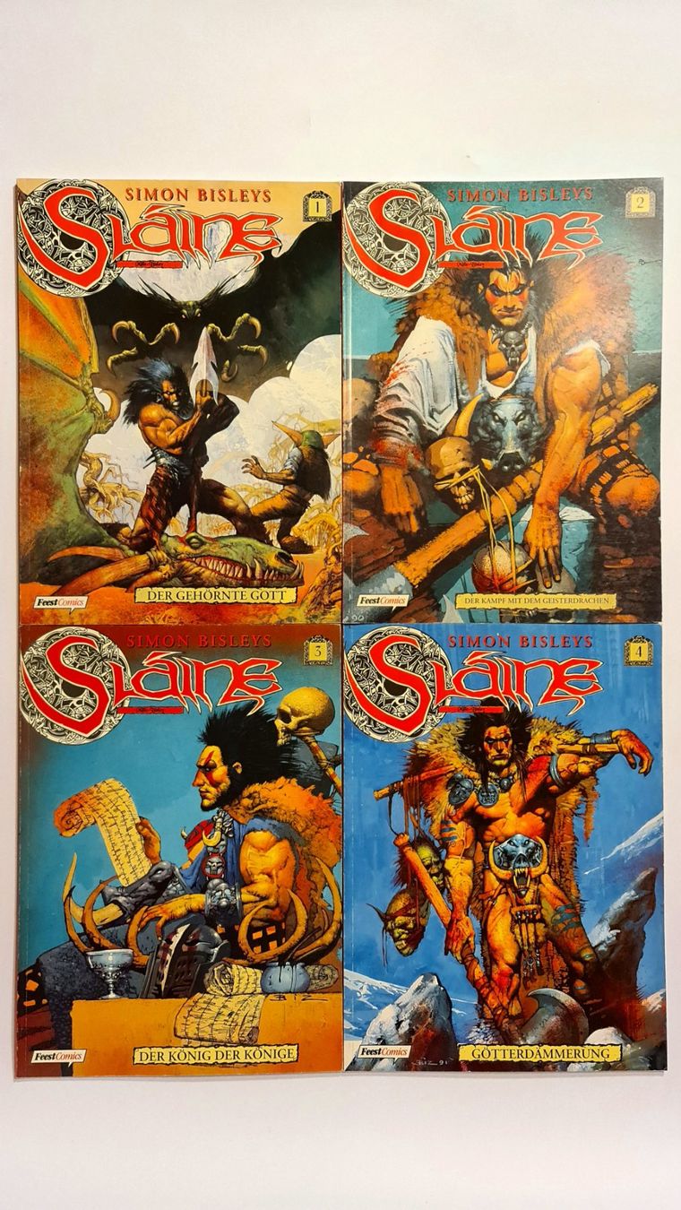 Fumetti: Slaine Comics1-4 von Simon Bisleys – Usato da Aesch BL venduto da pri_fp8t
