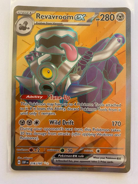 Pokemon Revavroom EX 216/197 Obsidian Flames EN (Neu (gemäss ...