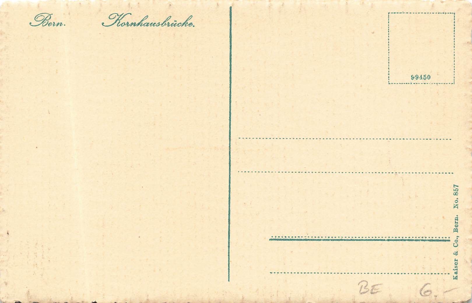 Cartoline postali: Bern (BE) Kornhausbrücke – Usato da Biasca venduto da Blenio71 1