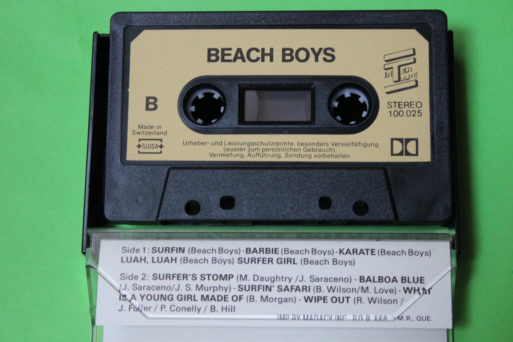 Musicassette: Beach Boys Kassette MC Made in Switzerland – Usato da Tübach venduto da JamesStone 4