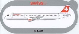 SWISS A-321 ✈ Kleber / Sticker