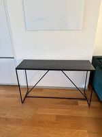 Black marble desk