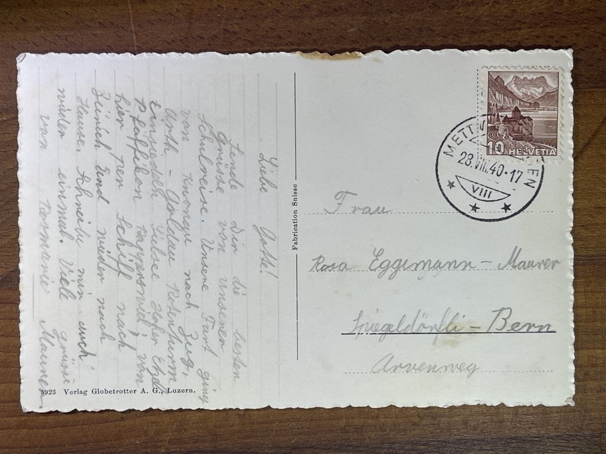 Cartoline postali: Kloster Einsiedeln, 1940 – Usato da Strengelbach venduto da Aschatan5 1