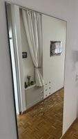 Rahmenloser Spiegel mit Glas-Dekor – 190 × 90 cm