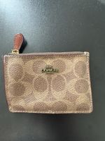 Coach Portemonnaie braun Monogramm