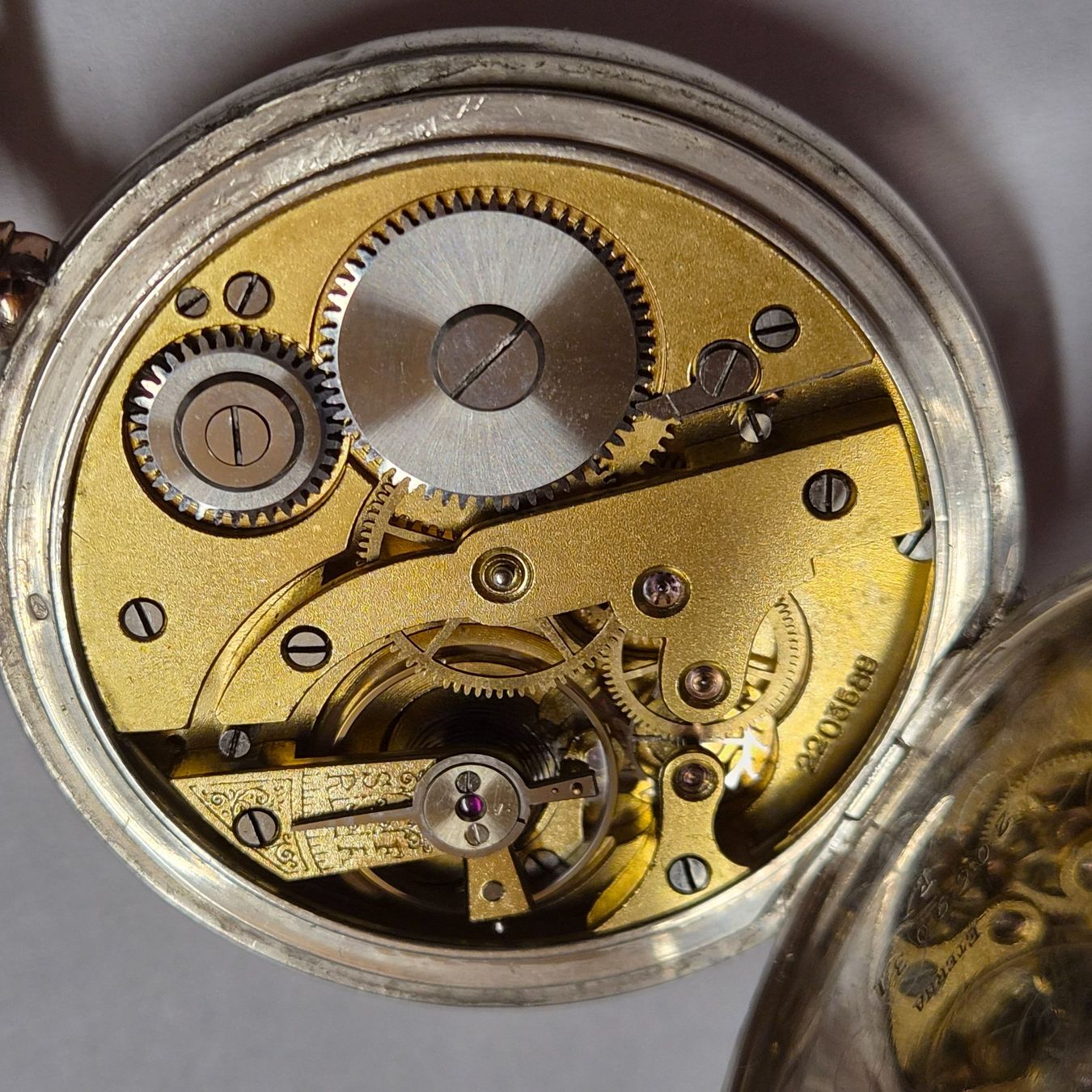 Eterna Uhren: Eterna Taschenuhr Silber 800 Vintage – Gebraucht aus Madiswil von Willys4 6