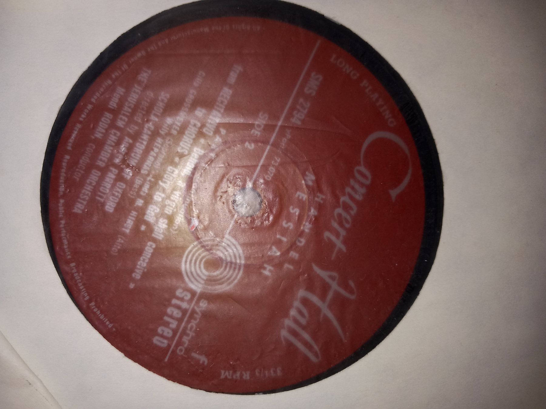 Dischi in vinile: Lot de 3 vinyles concert hall – Usato da Le locle venduto da juliensaran 1