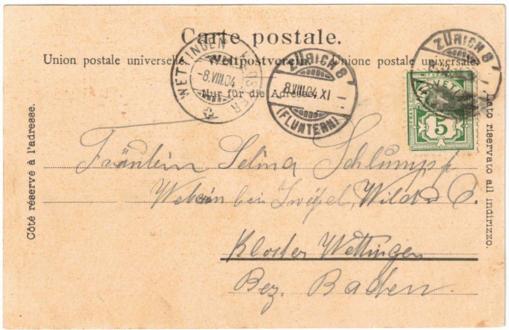 Cartoline postali: Zürich - Dolder mit Standseilbahn – Usato da Binningen venduto da Mountainrider 1