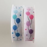 2x Geschenkband Ballone
