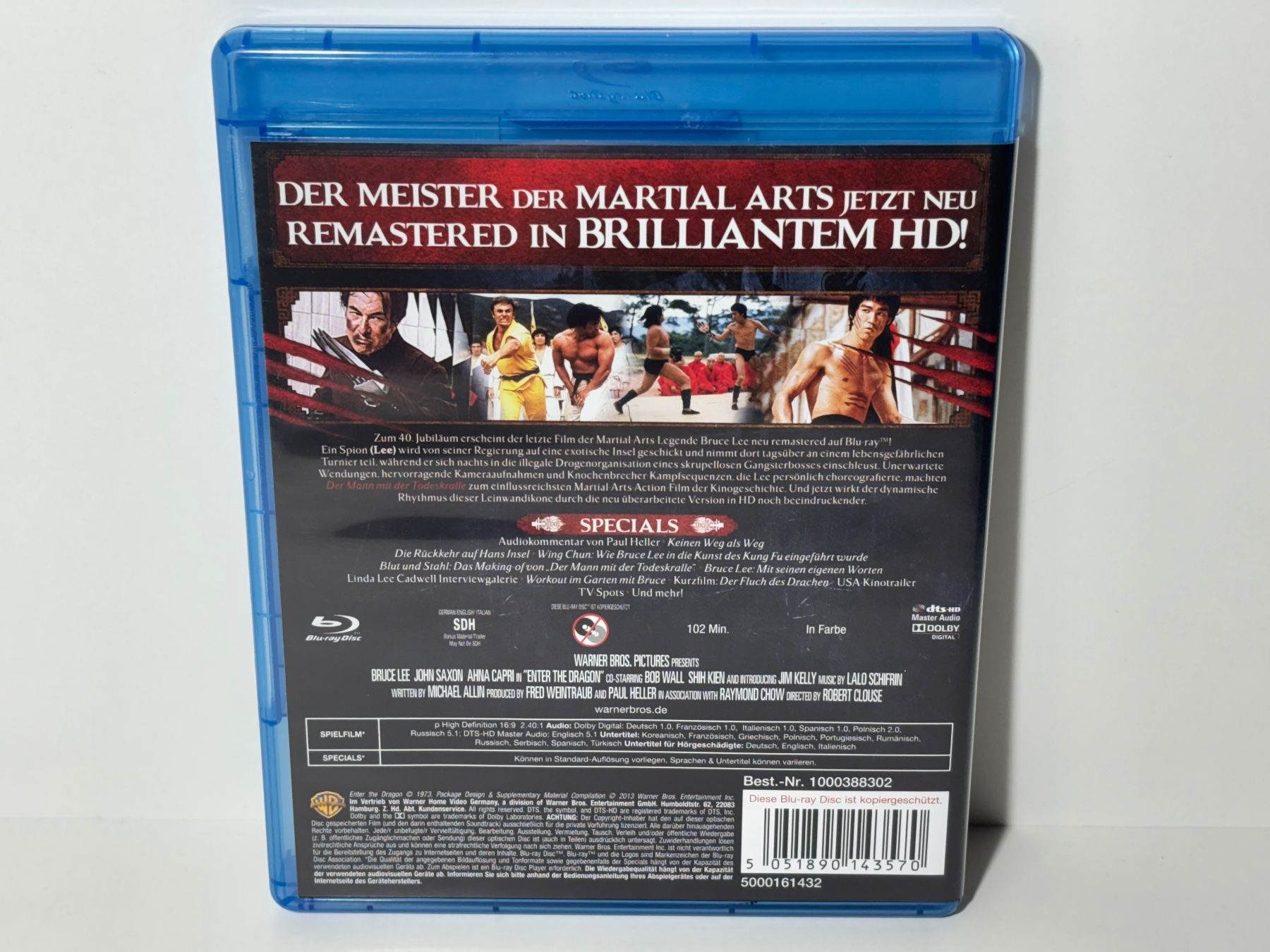 Alle DVDs: Der Mann mit der Todeskralle Blu Ray – Gebraucht aus Wilderswil von Mr.Fury 1