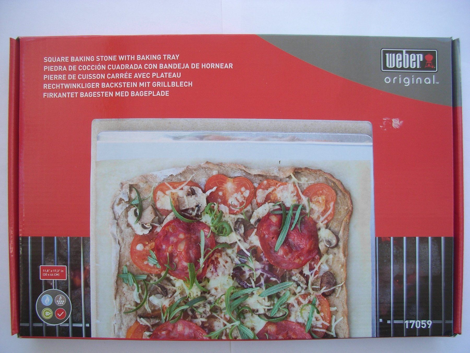 Weber Grills: Weber Pizzastein 17059 44x30 cm mit Backblech & OVP – Gebraucht aus Oberwil BL von ruspidolforit78 1