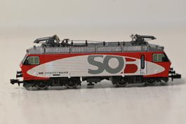 SOB Re 4/4 Roco Spur N , läuft nicht , Gehäuse hält nicht