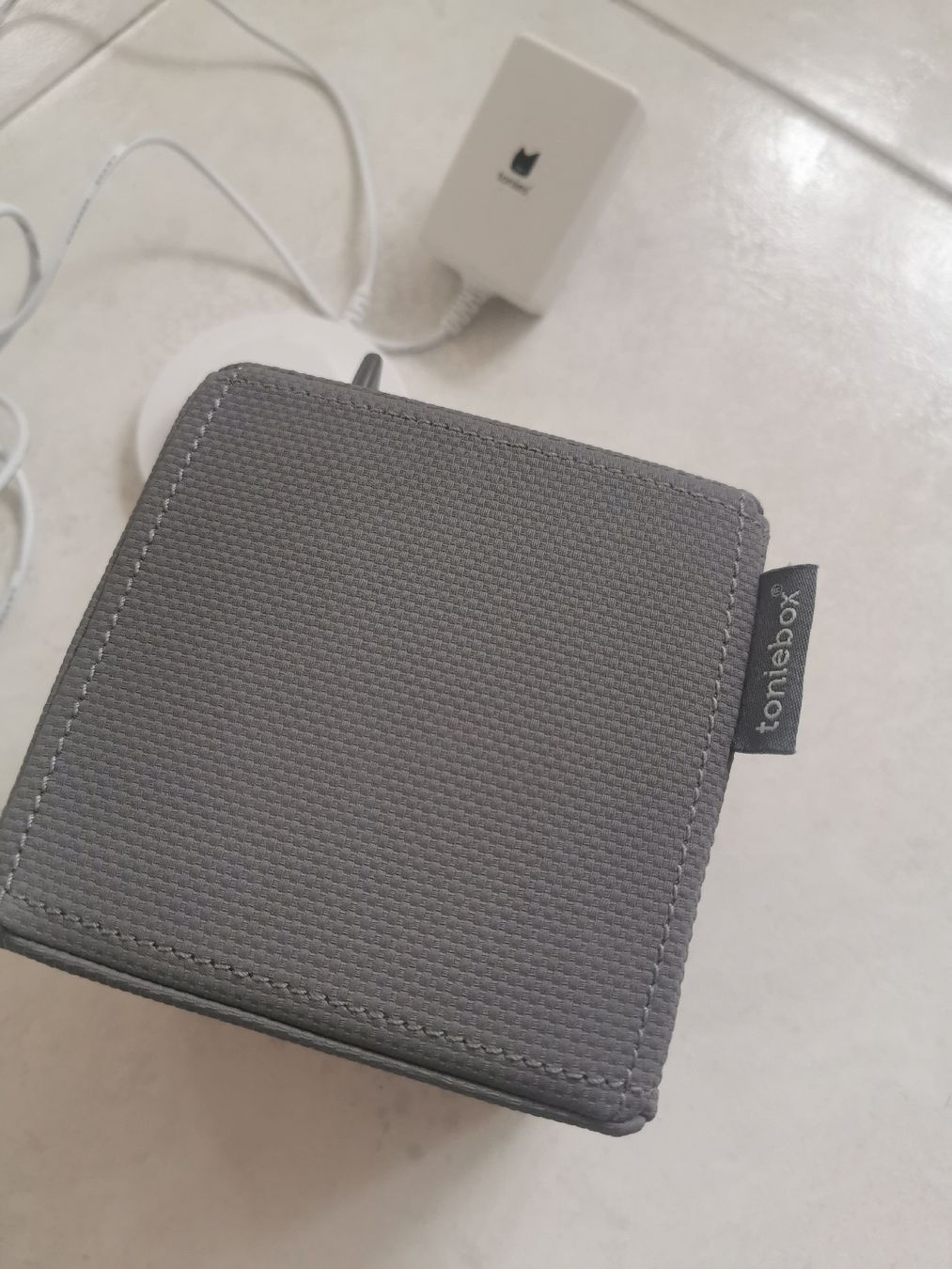 Tonies Giocattoli: Graue Anthrazite Toniebox mit neuem Akku – Usato da Brunnen venduto da JJaime 3