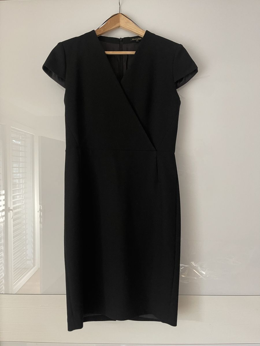 Massimo Dutti Vestiti: Neues Massimo Dutti Kleid, Gr. 40, schwarz – Nuovo e nell'imballaggio originale da Zürich venduto da michaela_2024
