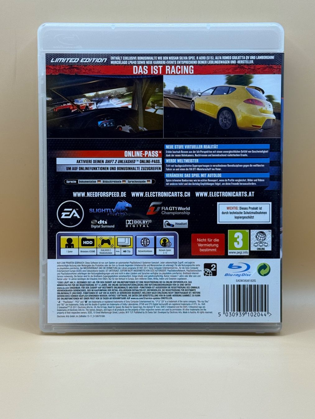 Giochi: Shift 2 - Unleashed - Limited Edition -  Playstation 3 – Usato da Dietikon venduto da gab_qz7y 1