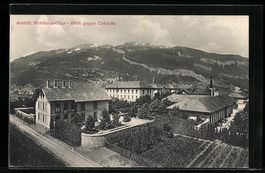 Chur, Anstalt Waldhaus-Chur mit Calanda 